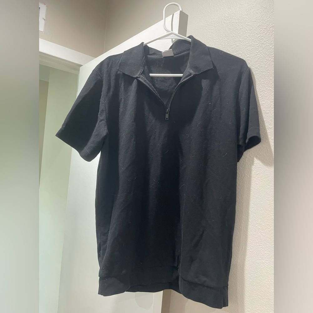 Zara men’s polo size M black